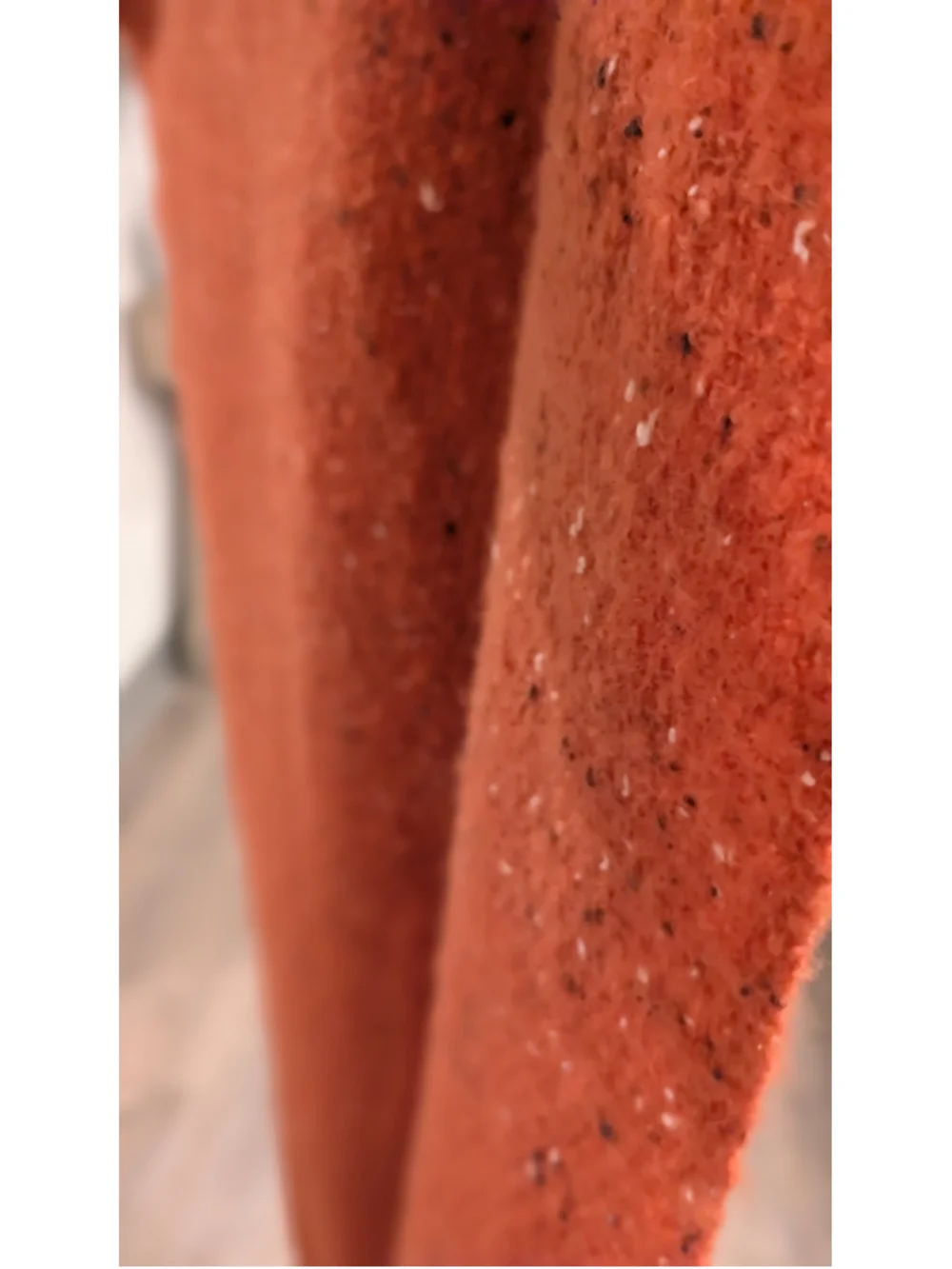 Women's Anthropologie One Size Orange Red Knit Scarf